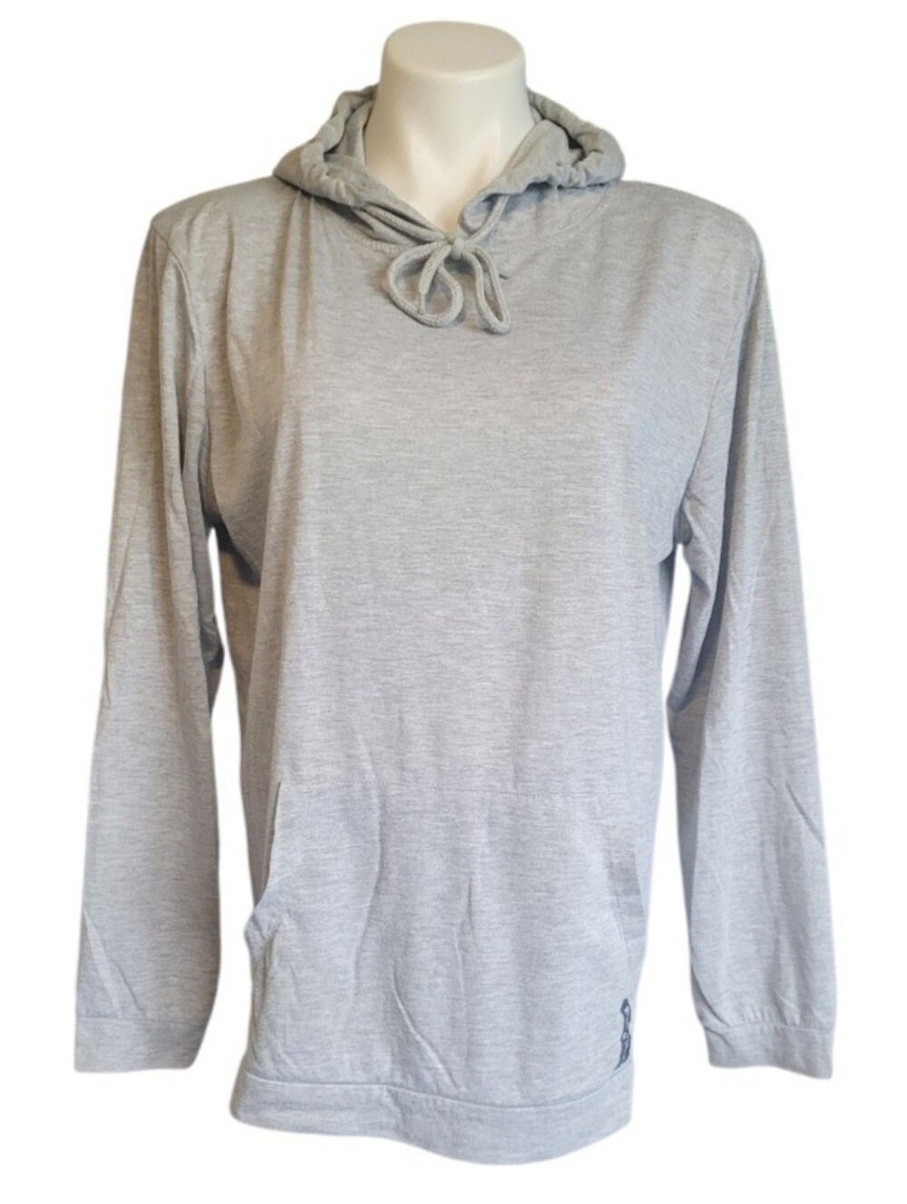 Bluefin USA Womens Medium Grey Pullover Hooded Sweatshirt